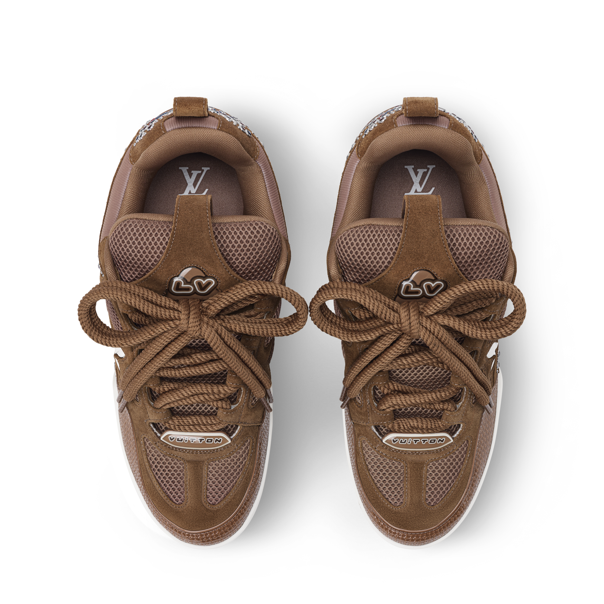 Louis Vuitton ブラウンレザースニーカー Brown Sneakers for Men | LOUIS VUITTON ®